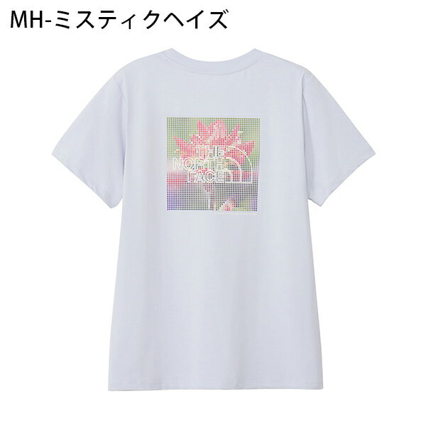 ネコポス発送！送料無料 ノースフェイス 花柄 半袖Tシャツ レディース 抗菌防臭 THE NORTH FACE S/S ES Flower Box Logo Tee フラワー ボックス ロゴ ティー NTW32583 2025春夏新作