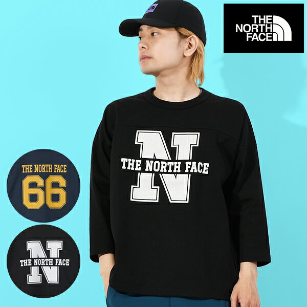 ネコポス発送！送料無料 ノースフェイス 7分丈 長袖Tシャツ メンズ レディース THE NORTH