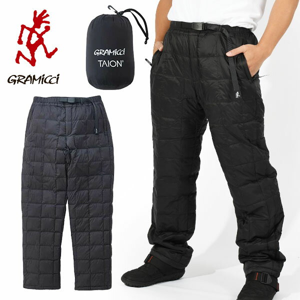 送料無料 グラミチ パンツ GRAMICCI メンズ DOWN PANT ダウンパンツ クライミングパンツ マウンテン パンツ アウトドア クライミング 登山 パンツ ボトムス キャンプ ロングパンツ G3FU-P103-TG 2023秋冬新作