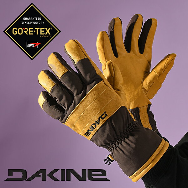 送料無料 スノーグローブ DAKINE ダカイン メンズ BARON GORE-TEX GLOVE グローブ ゴアテックス GORE-TEX 手袋 レザー 防寒 スノーボード スノボ スキー スノー グローブ 日本正規品 BD237711 BD237-711 2023-2024冬新作 20%off