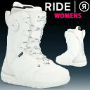 34%off 送料無料 RIDE ライド スノーボード ブーツ レディース CONTEXT コンテクスト ホワイト BOOTS スノーブーツ スノボ 国内正規品 2023-2024冬新作