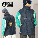 30%off ラスト1点 Mサイズ 送料無料 スノーボードウェア ピクチャー PICTURE TSEEL JACKET ダークブルー ジャケット メンズ ジャケット スノボ スノーボード スノーウェア(4)