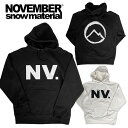 送料無料 プルオーバーパーカー NOVEMBER ノベンバー スノー ボード HEAVY PULLOVER FOODIE PARKA パーカー メンズ スノボ PK-NV スノー ウェア スノーボード 20 off