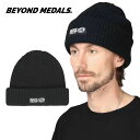 ゆうパケット発送！ 送料無料 ニット帽 BEYOND MEDALS ビヨンドメダルス メンズ Beanie Culture ビーニー ニットキャップ 帽子 防寒 折り返し スノーボード スノボ スキー アウトドア 日本正規品 2023-2024冬新作 20%off