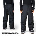 送料無料 スノーボードウェア BEYOND MEDALS ビヨンドメダルス メンズ Zip Pant 2L ジップ パンツ スノボウェア スノーウエア スノーボード スノボ スキー ウェア 2023-2024冬新作 20%off