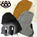 40%off ゆうパケット発送! 送料無料 フードウォーマー 686 SIX EIGHT SIX シックスエイトシックス TARMAC FLEECE HOOD ...