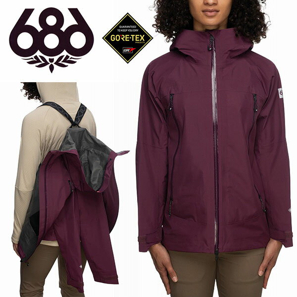 30%off 送料無料 スノーボードウェア 686 SIX EIGHT SIX シックスエイトシックス GORE-TEX Paclite Shell Jacket ゴ…