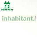 ゆうパケット配送可能! ステッカー インハビタント inhabitant 25cm×3.5cm STICKER LOGO ステッカー ロゴ カッティング シール...