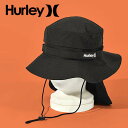 ネコポス発送! 送料無料 ハット メンズ ハーレー HURLEY PHANTOM SHADE HAT サンシェード 水陸両用 ハイブリット ロゴ 帽子 サファリハット サファリ HAT サーフハット サーフ MCHW251072 2025春夏新作 10%off