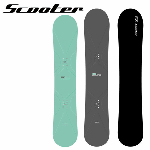 送料無料 スノーボード 板 Scooter スクーター XX ダブルエックス メンズ カービング カーヴィング スノーボード キャンバー 154 157 2025-2026冬新作 25-26 25/26