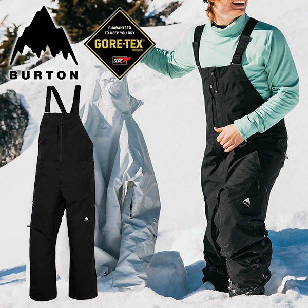 送料無料 スノーボードウェア バートン BURTON Reserve GORE-TEX Bib Pants メンズ ゴアテックス パンツ ビブパンツ ビブ スノボ スノーボード スノーボードウエア SNOWBOARD WEAR スキー 302451 2025-2026冬新作 25-26 25/26 10%off