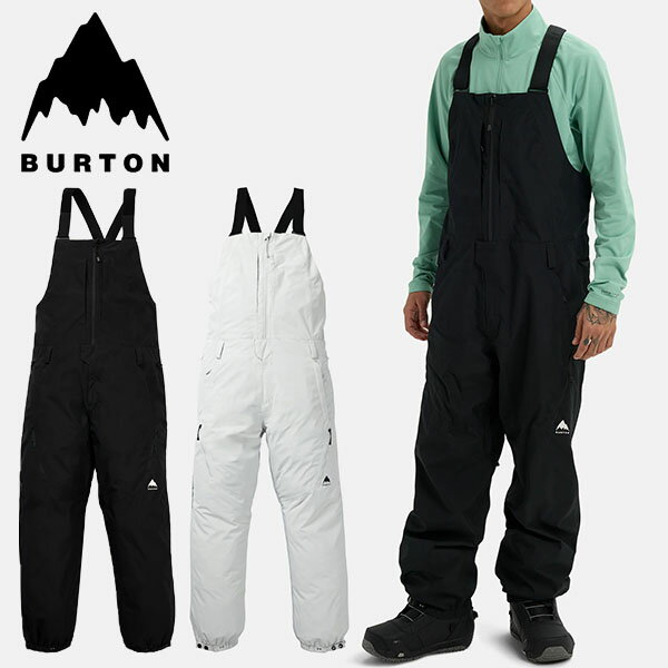送料無料 スノーボードウェア バートン BURTON Reserve 2L Relaxed Bib Pants メンズ パンツ ビブパンツ ビブ スノボ スノーボード スノーボードウエア SNOWBOARD WEAR スキー 302691 2025-2026冬新作 25-26 25/26 10%off