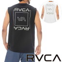 ネコポス発送! 送料無料 ルーカ タンクトップ ラッシュガード メンズ 水陸両用 ノースリーブ RVCA ILL ESCAPE SQUARE SFTT サーフィ...