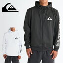 送料無料 長袖 ラッシュパーカー QUIKSILVER クイックシルバー メンズ OMNI MW ZIP HOODIE ラッシュガード ロゴ パーカー ウェア ...