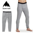 送料無料 ロングタイツ バートン BURTON Men's Lightweight X Base Layer Pants タイツ レギンス メンズ スノーインナー ベースレイヤー アンダーウェア スノーボード スノボ スキー アウトドア 221791 2025-2026冬新作 25-26 25/26