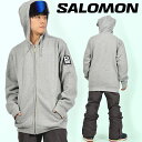 送料無料 着丈が長い 長袖 ジップ パーカー サロモン メンズ SALOMON STR LIFE ZIP HOODY パーカ ジップアップ スノー スノーボード スノボ フーディ 20 off