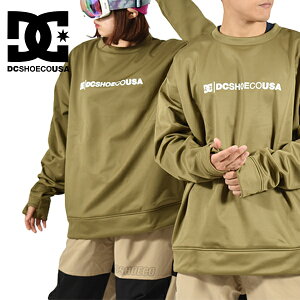 送料無料 撥水 トレーナー 長袖 クルーネック DC SHOE ディーシー DC SNOW CREWNECK メンズ レディース 長袖 スウェット 撥水 プルオーバー トレーナー スノー スノーボード スノボ スキー スノー DPO223901 25%off