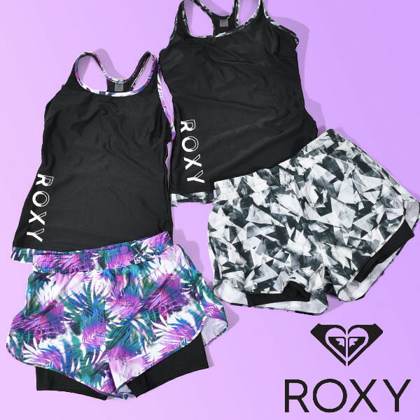 送料無料 タンキニ ROXY ロキシー レディース STORY 水着 セパレート 上下セット スイムウェア ショーツ タンクトップ フィットネス プール ジム 海水浴 サーフィン マリンスポーツ アウトドア 2022春夏新作 10%off