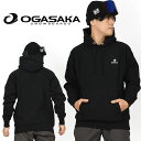 送料無料 プルオーバーパーカー OGASAKA オガサカ スノー ボード PARKA ブラック 黒 パーカー LOGO ロゴ メンズ レディース ユニセック..