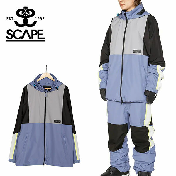 ラスト1着 Lサイズ 41%off 送料無料 スノーボードウェア SCAPE エスケープ TRACK JACKET メンズ トラック ジャケット スノボ スノーボード スノーウェア 71122303