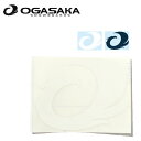 ゆうパケット対応可能! カッティング ステッカー OGASAKA オガサカ CUTTING LOGO Mサイズ 150×115mm スノボ スノーボード 日本正...