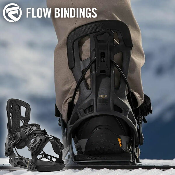 送料無料 FLOW フロー バインディング NX2 CARBON FUSION エヌエックスツー カーボン フュージョン メンズ スノーボード BINDING ビンディング 紳士 2025-2026冬新作 10%off