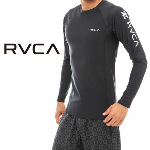 ゆうパケット発送！ 送料無料 ルーカ 長袖 ラッシュガード メンズ RVCA BALANCE ARCH RS サーフィン 水着 ラッシュ サーフ 海 ビーチ 海水浴 レジャー BD041-871 2023春夏新作 10%off