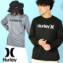 ゆうパケット発送！ 送料無料 ラッシュガード メンズ レディース ハーレー HURLEY 長袖 RASH TEE LS OAO ロゴ UVカット ロングスリーブ ラッシュTシャツ 紫外線対策 ラッシュ Tシャツ サーフィン 海 海水浴 サーフ プール アウトドア 水着 MRG2310033