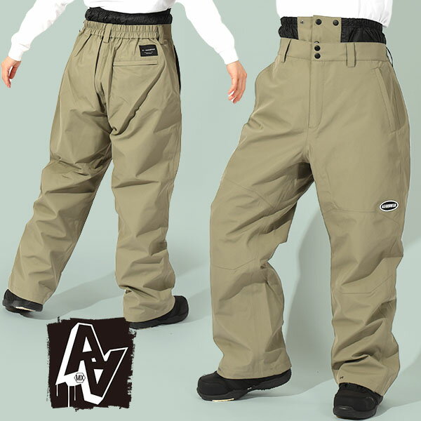 送料無料 スノーボードウェア AA HARDWEAR ダブルエー ハードウェア 717 PANTS カーキ メンズ パンツ RELAXED FIT スノボ スノーボード スノーウェア ボトムス 72123333 2023-2024冬新作 25%off