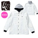 35%off 送料無料 スノーボードウェア コーチジャケット AA HARDWEAR ダブルエー ハードウェア ホワイト SELBY JACKET レディース ...