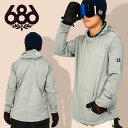 送料無料 パーカー 686 SIX EIGHT SIX シックスエイトシックス MISSION GRID FLEECE HOODY メンズ レディース ユニセックス レイヤー インナー スノボ スノーボード M3FAFLC136 2023-2024冬新作 25%off