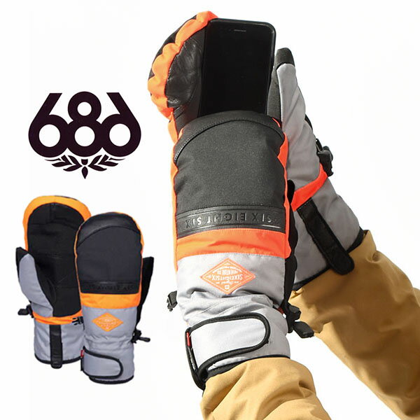 送料無料 手袋 686 SIX EIGHT SIX シックスエイトシックス RECON Mitt メンズ ミトン スノーグローブ グロ...