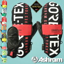 SとMのみ 35%off 送料無料 スノーボード グローブ Ashram アシュラム 手袋 ミトン PROFILE LOGO MITT プロファイルロゴ ゴアテ...