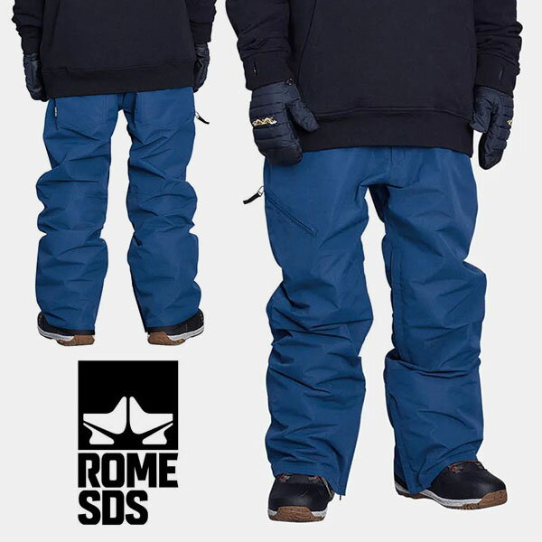 送料無料 スノーボードウェア ROME SDS ローム メンズ STANCE PANTS パンツ スノーパンツ スノボウェア ネイビー スノーウエア スノーボード スノボ スキー 21023312 25%off