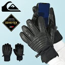 送料無料 スノーグローブ 手袋 QUIKSILVER クイックシルバー メンズ TRAVIS RICE GORE-TEX GLOVE ゴアテックス 撥水 レザー 本革 天然皮革 五本指 スノーボード スノボ スキー スノー QGV233422 2023-2024冬新作 21%off