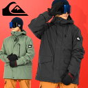 35%off 送料無料 スノーボードウェア QUIKSILVER クイックシルバー メンズ ジャケット MISSION SOLID JK スノボ スノーボード スノー ウエア QJK233417 2023-2024冬新作