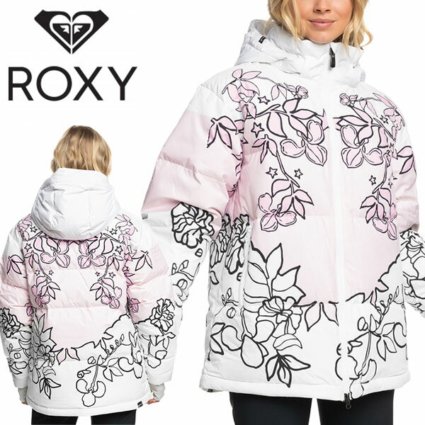 30%off ラスト1着 Mサイズ 送料無料 スノーウェア ROXY ロキシー レディース ジャケット ROXY X ROWLEY PUFFER JACKE…