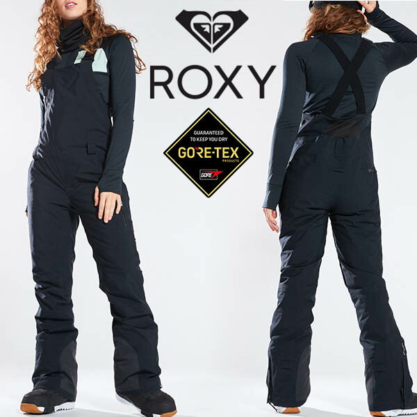 ラスト1着 Mサイズ 送料無料 スノーボードウェア ROXY ロキシー レディース スノービブパンツ GORE-TEX STRETCH PRISM BIB PANT ゴアテックス スノーボード スノボ スキー スノー ウェア ビブ パンツ ERJTP03220 2023-2024冬新作 10%off