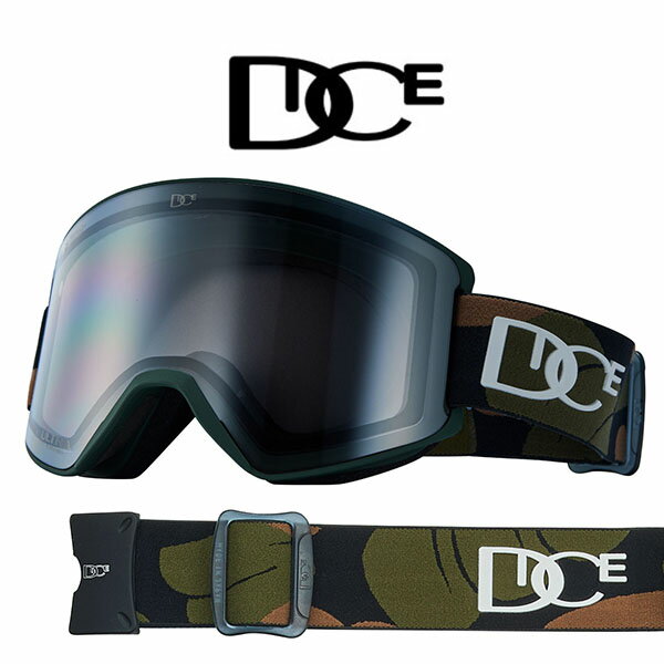 ■商品コメント &nbsp; DICE(ダイス) SHOWDOWN ショーダウン SD34570 スノー ゴーグル PHOTOCHROMIC / ULTRA LIGHT GRAY / LIGHT SILVER MIRROR 新しくも変わらないスタンダードスタイル スノーボーディングには常に新しいスタイルが生まれ、進化し続けています。 しかし唯一変わらないこと、それは「愉しむ」という本質的な欲求です。 DICE も長年、テクノロジーで新しい愉しさを生み出し進化させてきました。 SHOWDOWN は「新しい、だけど変わらないもの」を追い求め、最新テクノロジーをそのままに ゴーグルのスタンダードなスタイルにたどり着きました。そう、飾りはいらない。 【PHOTOCHROMIC ULTRA LENS （ウルトラ調光レンズ）】 フォトクロミック・テクノロジー（調光）を搭載したウルトラレンズ。ウルトラレンズの特徴である 「凹凸が見やすい」機能はそのままに、降雪時や曇天時〜晴天時までのあらゆる環境でレンズの明るさを自動的に調整する全天候レンズ。 可視光線透過率15〜55％ 【FLEXIBLE FIT】 フレームにたわみを持たせる構造を採用することで、顔にかかる圧力を分散し、 長時間快適なフィッティングを提供します。 【DRY FACE FORM】 顔に接する部分に吸汗性・発散性の高いフリース素材を採用。 水が染み込んでも乾きが早く、快適な肌触りが持続します。 【WIDE VIEW】 滑走時の死角を徹底的に排除するフレーム・レンズ形状によって、視野角が 大幅に広がり、安全な視界を確保することができます。 【BACK SILICONE LINE】 ベルトの裏側にはシリコンの滑り止めを施し、ゴーグル装着時のズレを防ぎます。 &nbsp; ■商品詳細 &nbsp; ■ブランド DICE(ダイス) ■商品名 SHOWDOWN ■品番 sd34570camo ■レンズ 調光×ULTRAライトグレイ×ライトシルバーミラー 可視光線透過率15〜55％ ウルトラレンズの特徴である「凹凸が見やすい」機能はそのままに、降雪時や曇天時〜晴天時までのあらゆる環境でレンズの明るさを自動的に調整する全天候レンズ &nbsp; ■商品カラーにつきまして &nbsp; 可能な限り商品色に近い画像を選んでおりますが、閲覧環 境等により画像の色目が若干異なる場合もございますので、その旨をご理解 さ れた上でご購入ください。 &nbsp; メーカー希望小売価格はメーカー商品タグに基づいて掲載しています