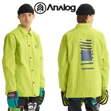 送料無料 コーチジャケット アナログ Analog Sparkwave Jacket Coaches Jacket メンズ ジャケット コーチ スノボ スノーボード スノーボードウエア スキー 2019-2020冬新作 19-20 19/20 10%off