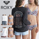 送料無料 水着 4点セット レディース ROXY ロキシー ALL ABOUT SOL スイムウェア 上下セット Tシャツ ブラトップ 長袖ラッシュガード ビーチ プール 海 リゾート サーフィン 野外フェス 旅行 2024春夏新作 10 off