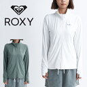 送料無料 ラッシュガード レディース ロキシー ラッシュ ROXY 長袖 AURORA STAND ロゴ 定番 UVカット 紫外線対策 ジップ ビーチウェア ..