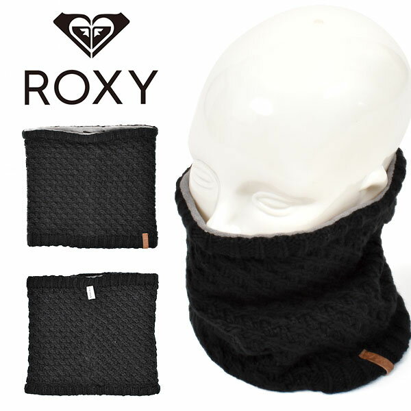 ネックウォーマー ROXY ロキシー レディース BLIZZARD COLLAR ネックゲイター ブラック 黒 ロゴ ネックゲイター スノーボード スノボ スキー スノー 通勤 通学 防寒 20%off