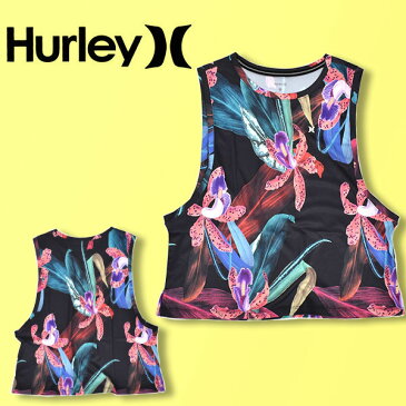 送料無料 ラッシュタンク HURLEY ハーレー レディース QUICK DRY OAO BIKER SURF TANK タンクトップ ブラック 黒 UVカット ラッシュガード 紫外線対策 ラッシュ ロング サーフィン 海 海水浴 サーフ プール ランニング アウトドア 2020春夏新作 20%off