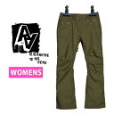 Sサイズのみ 30%off 送料無料 スノーボードウェア AA HARDWEAR ダブルエー ハードウェア MID 2 PANTS レディース パンツ カーキ スリム SLENDER FIT スノボ ボトムス ガール