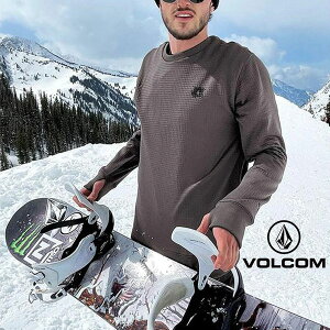 送料無料 長袖 トレーナー VOLCOM ボルコム POLARTEC CREW FLEECE メンズ クルーネック スウェット スエット ミドルレイヤー インナー スノボ スノーボード スキー G4652200 20%off