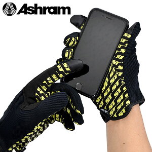 送料無料 バイクグローブ Ashram アシュラム 手袋 スノボ E-Class GLOVES バイク グローブ BMX ブラック 黒 STline メンズ レディース 20%off