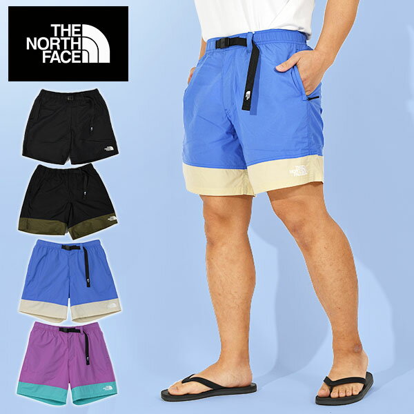 送料無料 ノースフェイス ショートパンツ メンズ 撥水 水陸両用 膝上 ヌプシ ショート THE NORTH FACE Nuptse Short ハーフパンツ 短パン NB42334 2023春夏新作