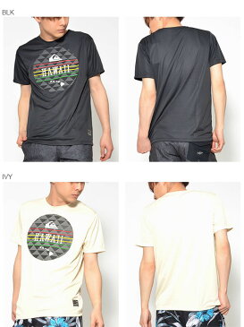 半額 50%off 半袖 ラッシュガード QUIKSILVER クイックシルバー メンズ POKE BOWL SS ロゴ 水着 UVカット スイムウェア Tシャツ サーフィン ボディボード プール 海水浴 マリンスポーツ アウトドア