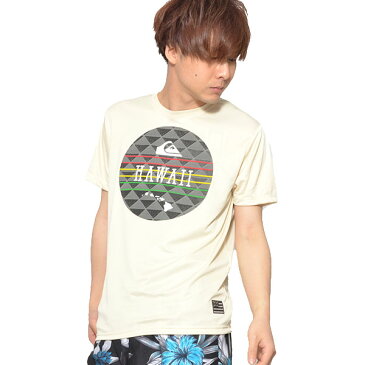 半額 50%off 半袖 ラッシュガード QUIKSILVER クイックシルバー メンズ POKE BOWL SS ロゴ 水着 UVカット スイムウェア Tシャツ サーフィン ボディボード プール 海水浴 マリンスポーツ アウトドア